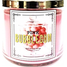 Bath and Body Works Bubble Gum 3 Wick Candle 14.5 oz. Candy Shop 2015   232889364490